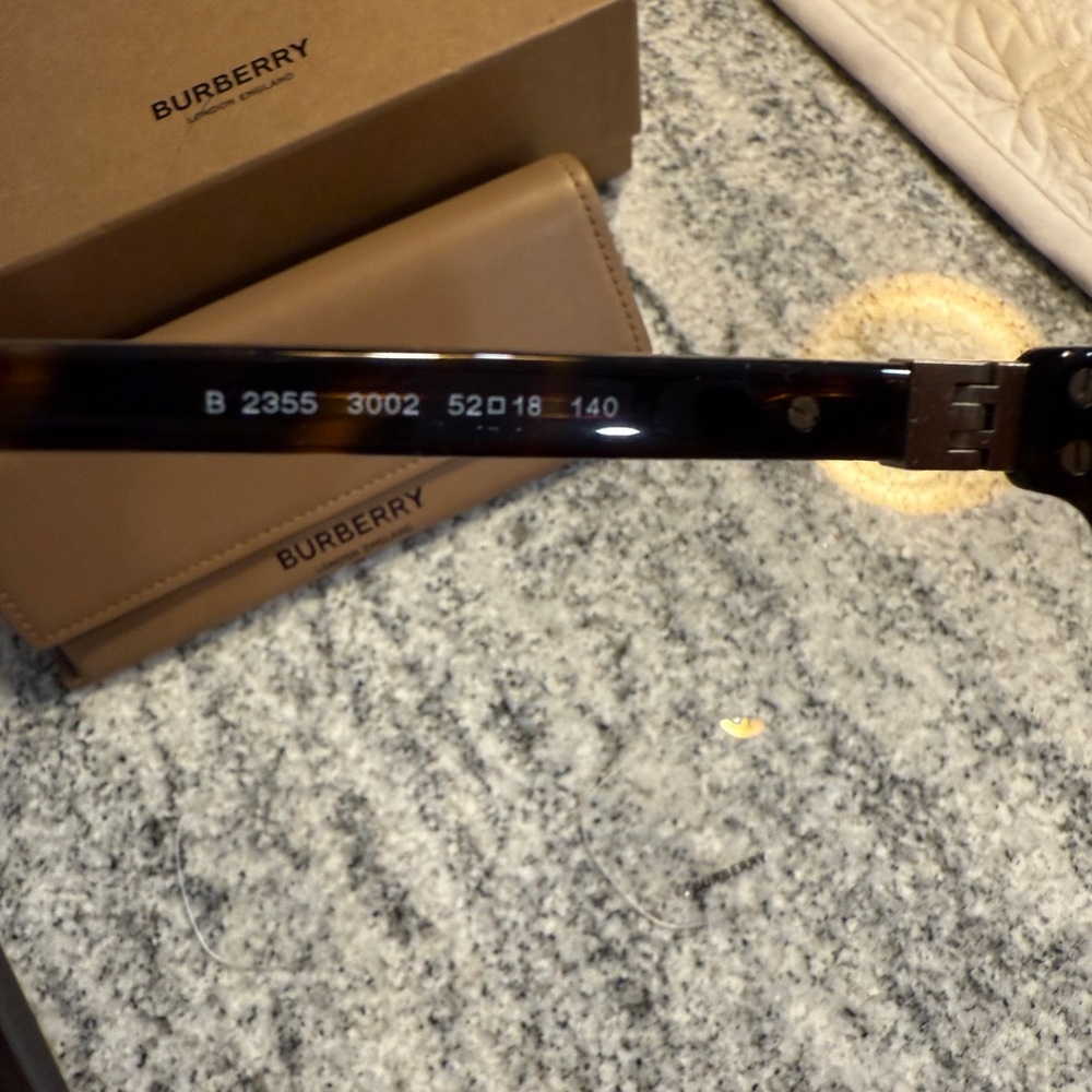 Burberry Brown Tortoise Shell Eyewear - Picture 2 of 4